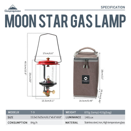 Campingmoon Moon Star Gas Lamp