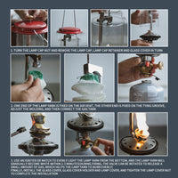 Campingmoon Moon Star Gas Lamp