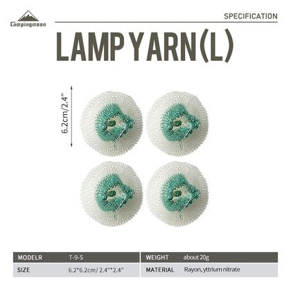 Campingmoon Moon Star Lantern Mantle Fabric