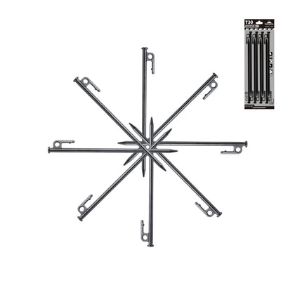 Campingmoon Steel Pegs 30cm – 8Pcs