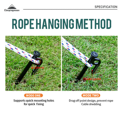 Campingmoon Steel Pegs 30cm – 8Pcs