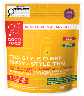 Good To-Go Thai Curry single serving pouch front
