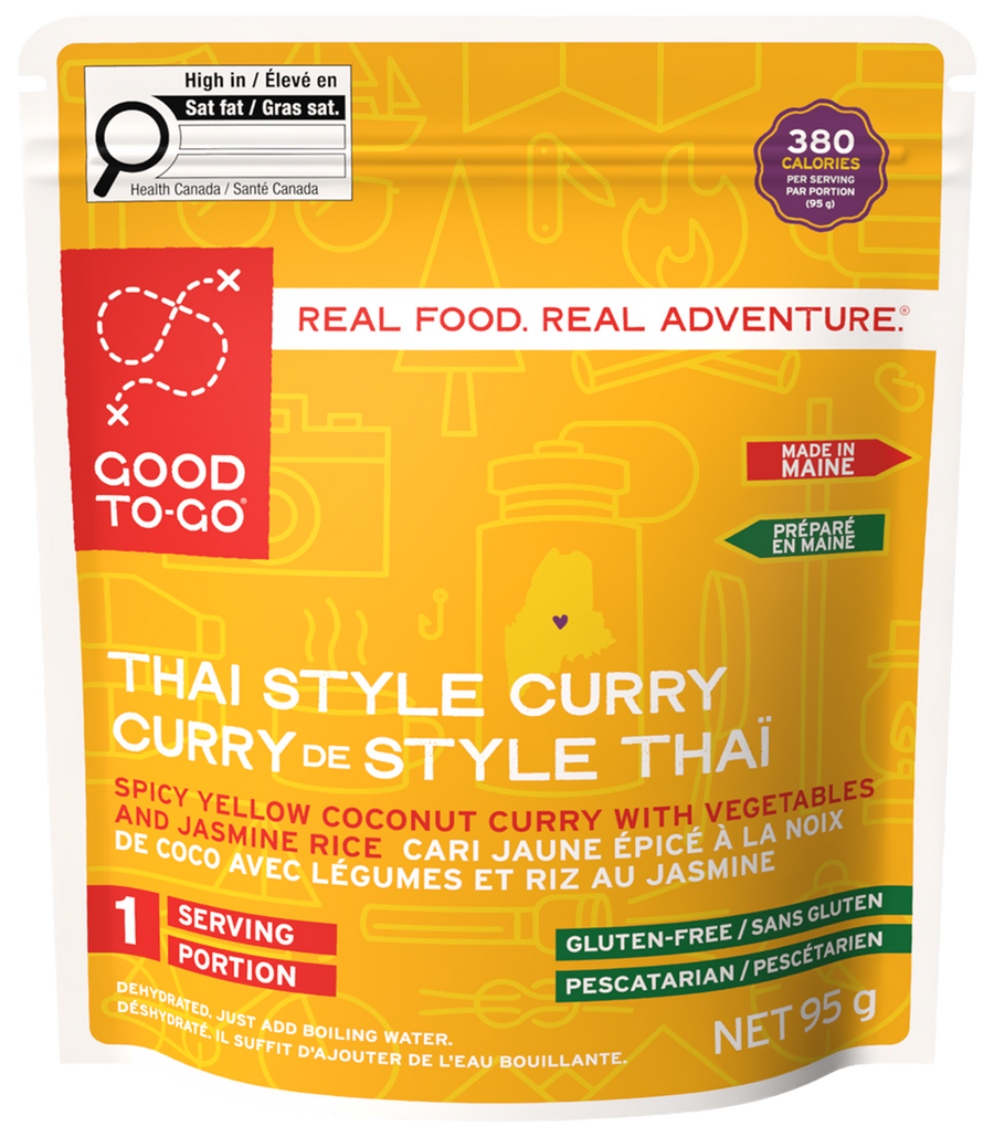 Good To-Go Thai Curry single serving pouch front