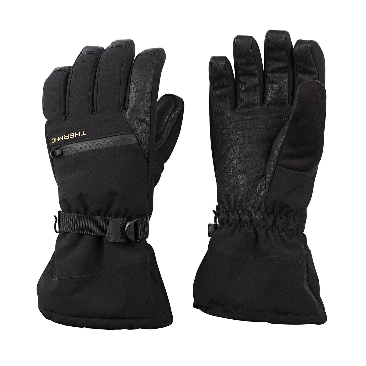 Therm-ic Snow One Ski Gloves - Unisex - Black