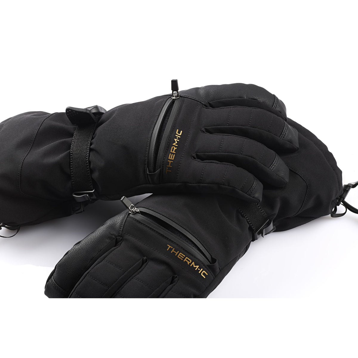 Therm-ic Snow One Ski Gloves - Unisex - Black