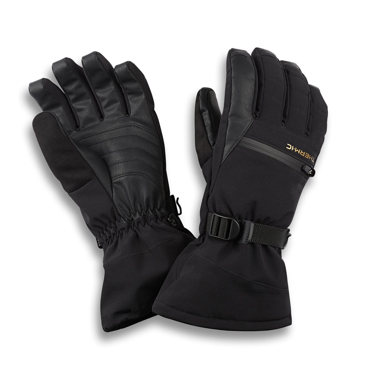 Therm-ic Snow One Ski Gloves - Unisex - Black