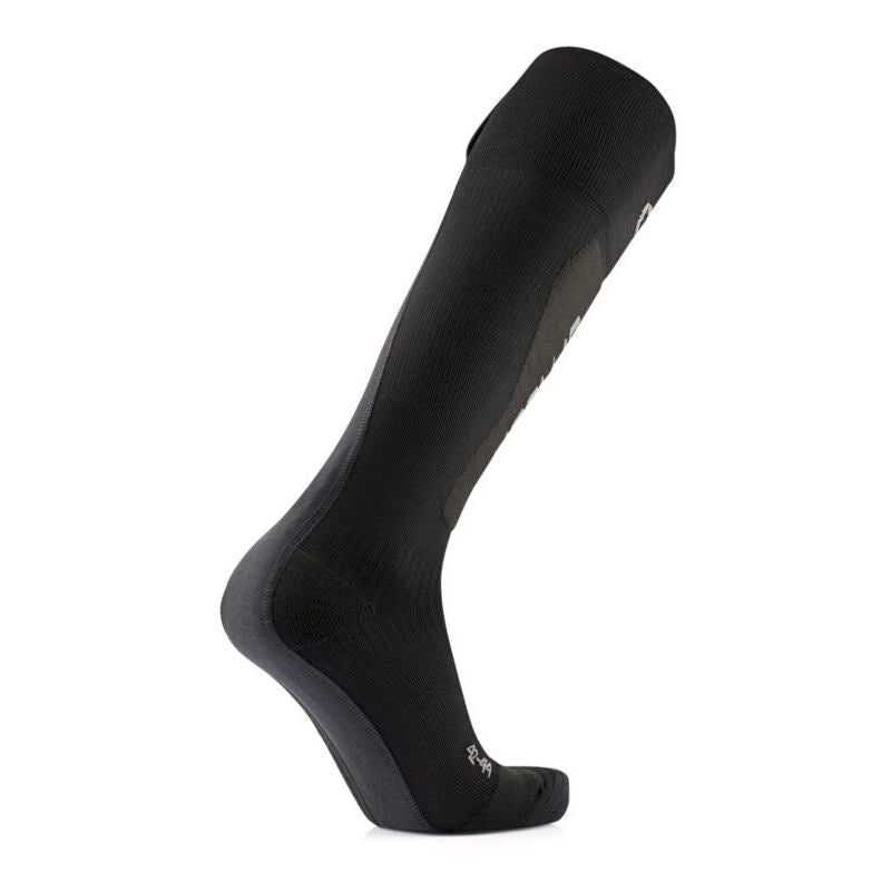 Therm-ic Heated Ski Socks - Heat Fusion One + S-Pack 2400 Set - Unisex - Black / Grey