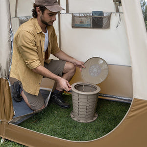 Naturehike Wet And Dry Separation Shower Tent Brown