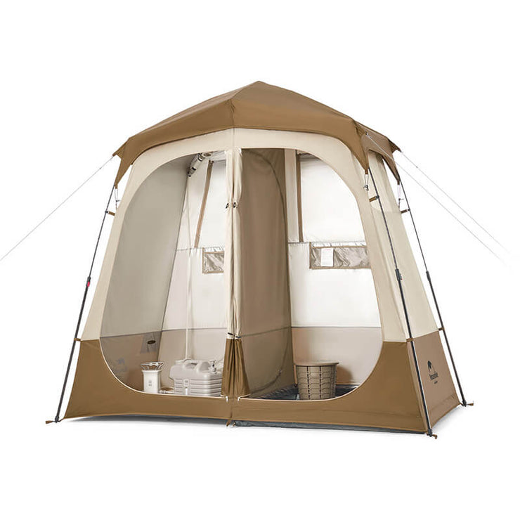 Naturehike Wet And Dry Separation Shower Tent Brown