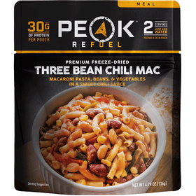 Peak Refuel Three Bean Chili Mac Freeze-Dried Meal - 2 Servings