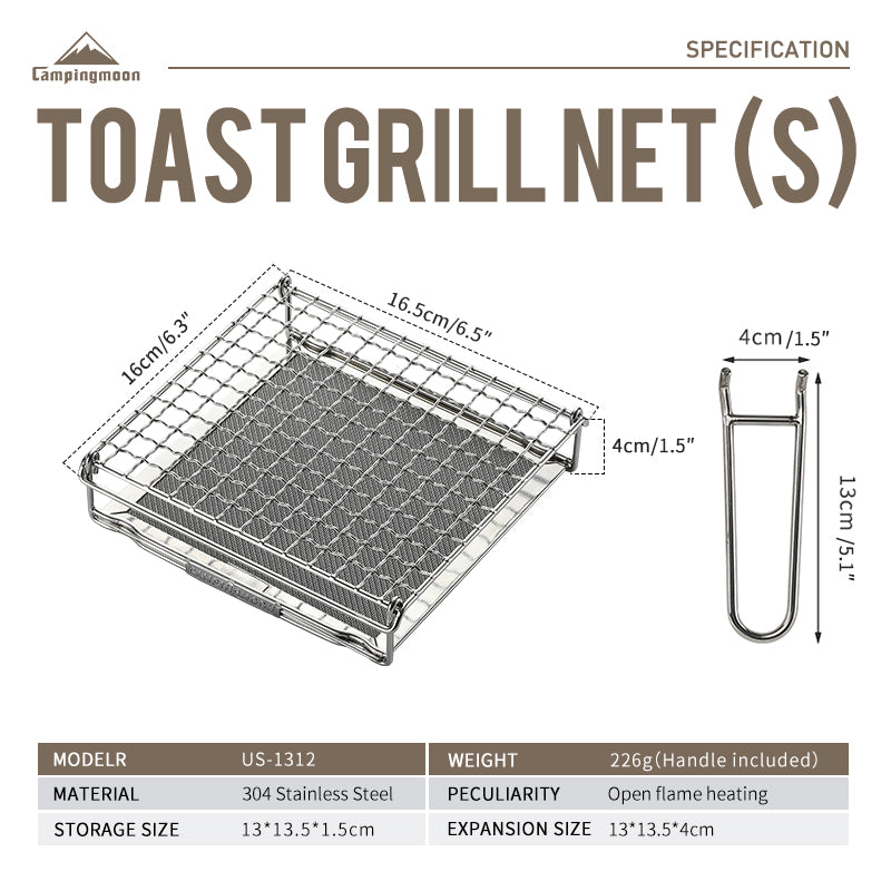 Camping Moon Bread Toaster US-1312