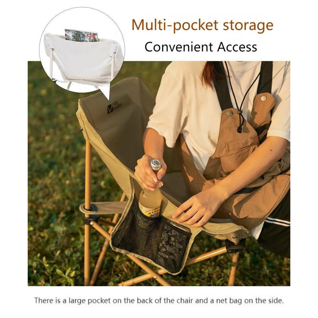 Mobi Garden Moon Chair – Comfortable and Stylish Outdoor Folding Chair for Relaxation