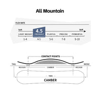 Vamei Camber All Mountain Snowboard VM21- Unisex