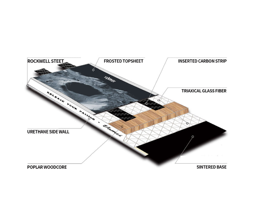 Vamei Camber   All Mountain Snowboard VM74 - Women's