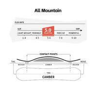 Vamei Camber   All Mountain Snowboard VM78 - Men's