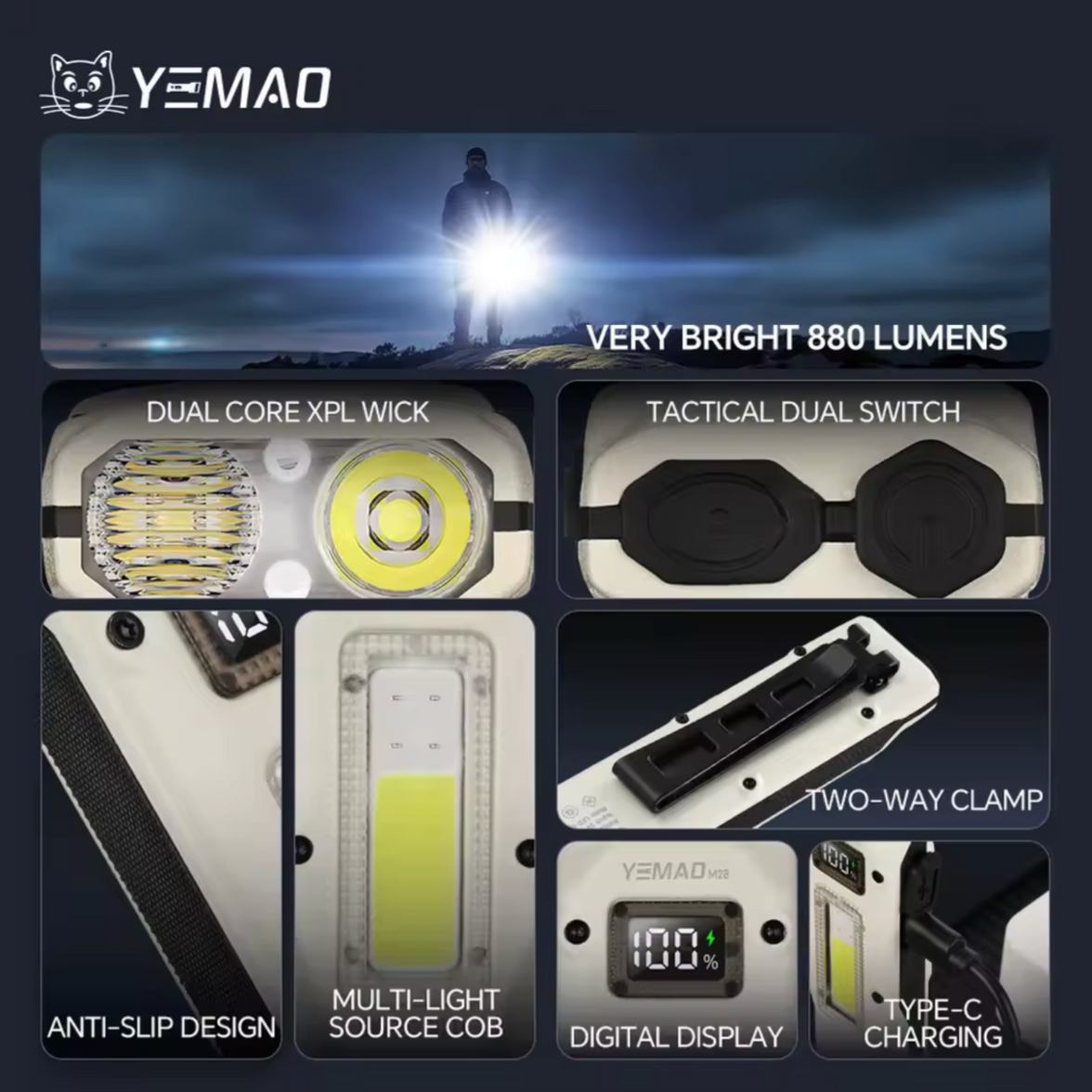 Yemao Portable EDC Light