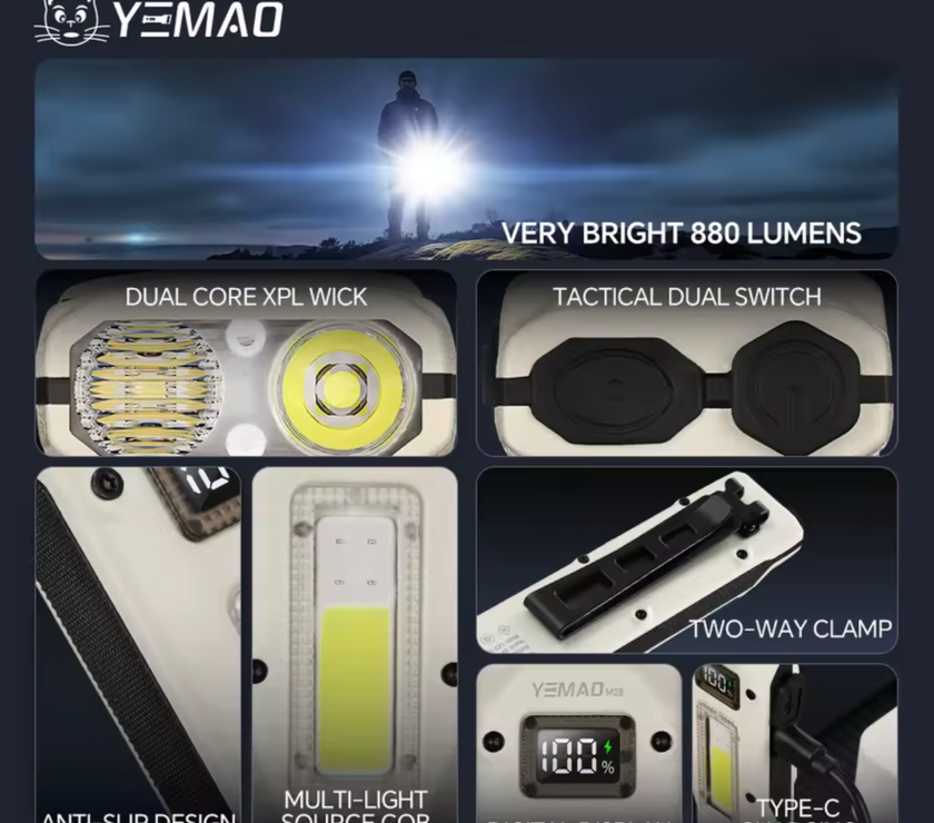 Yemao Portable EDC Light