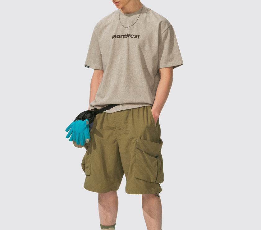 Monterest Outdoor Quick-drying Logo Crew Neck T-shirt