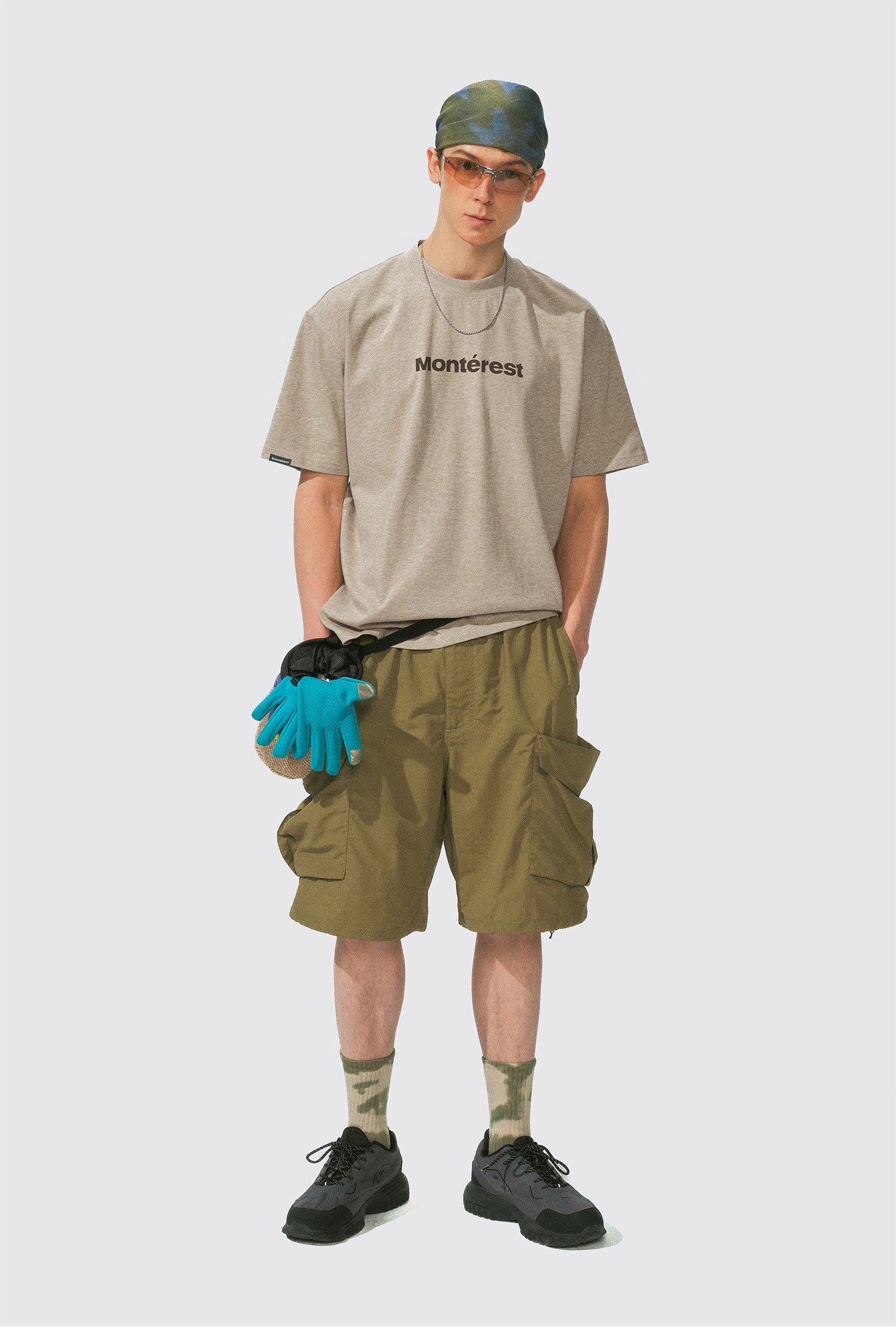 Monterest Outdoor Quick-drying Logo Crew Neck T-shirt