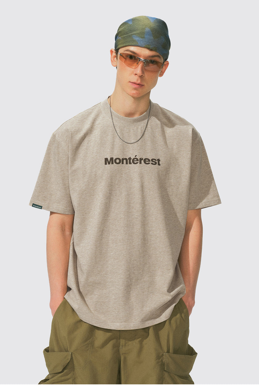 Monterest Outdoor Quick-drying Logo Crew Neck T-shirt