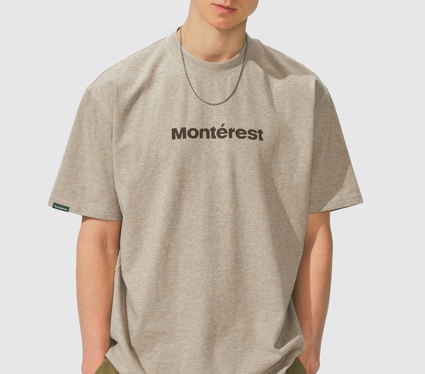 Monterest Outdoor Quick-drying Logo Crew Neck T-shirt