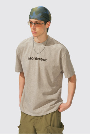 Monterest Outdoor Quick-drying Logo Crew Neck T-shirt