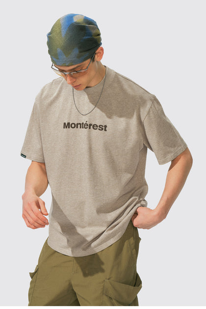 Monterest Outdoor Quick-drying Logo Crew Neck T-shirt