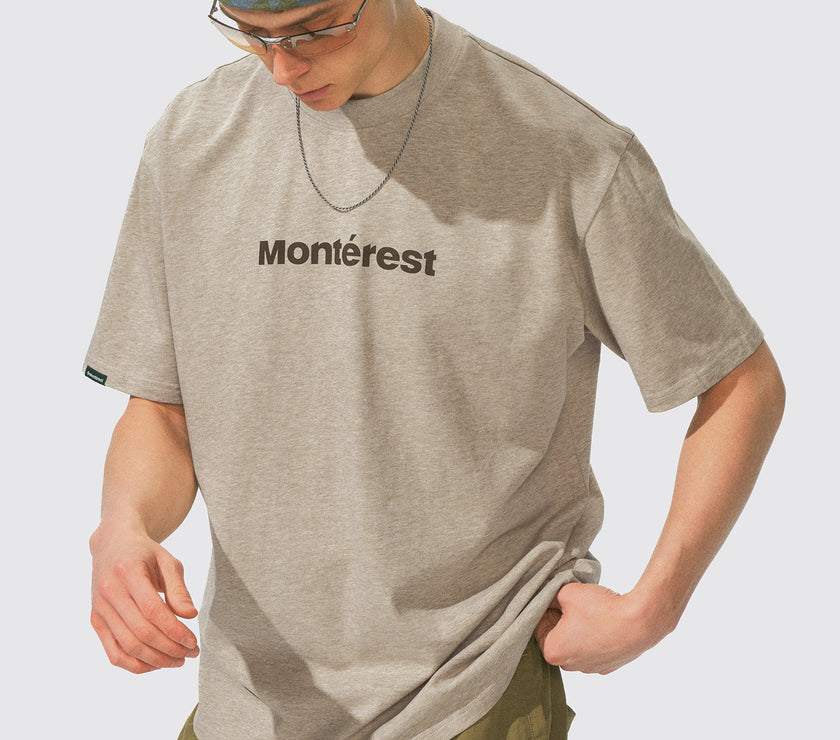 Monterest Outdoor Quick-drying Logo Crew Neck T-shirt