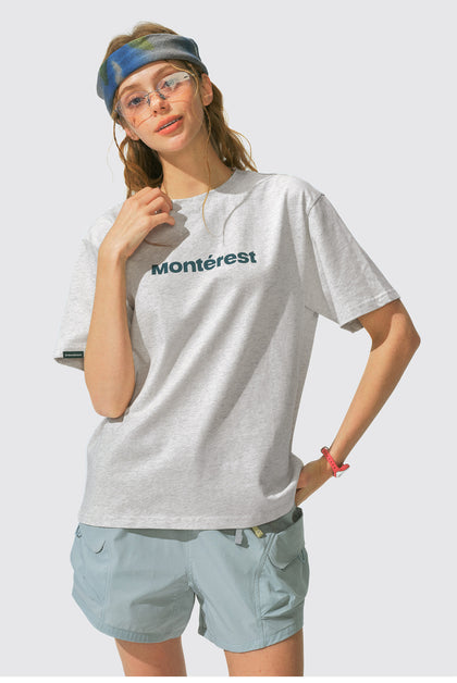 Monterest Outdoor Quick-drying Logo Crew Neck T-shirt