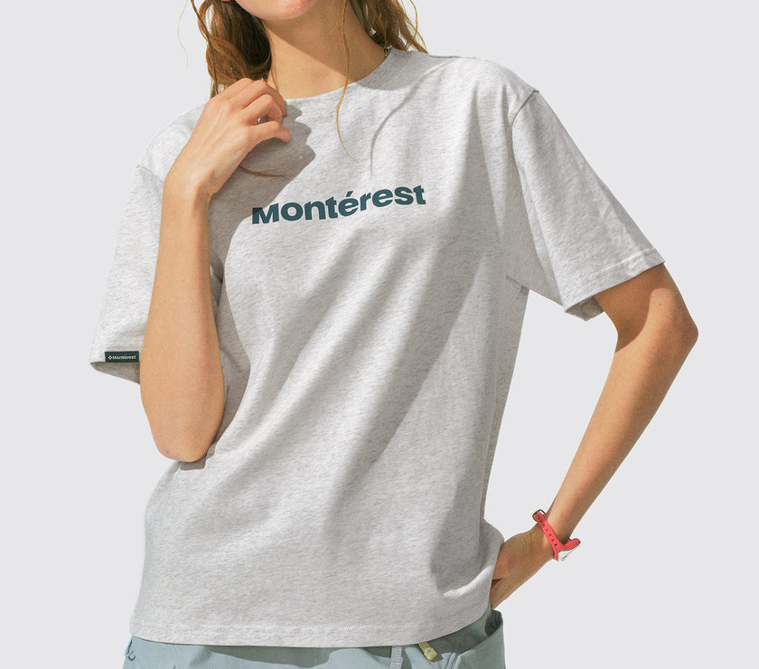 Monterest Outdoor Quick-drying Logo Crew Neck T-shirt