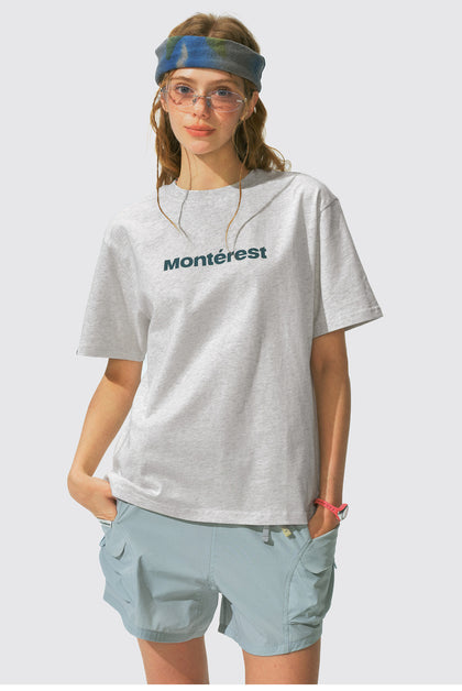 Monterest Outdoor Quick-drying Logo Crew Neck T-shirt