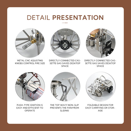 Campingmoon Butane Stove XD-3F