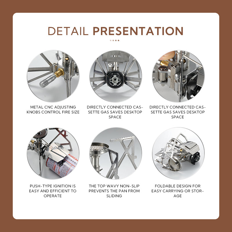 Campingmoon Butane Stove XD-3F