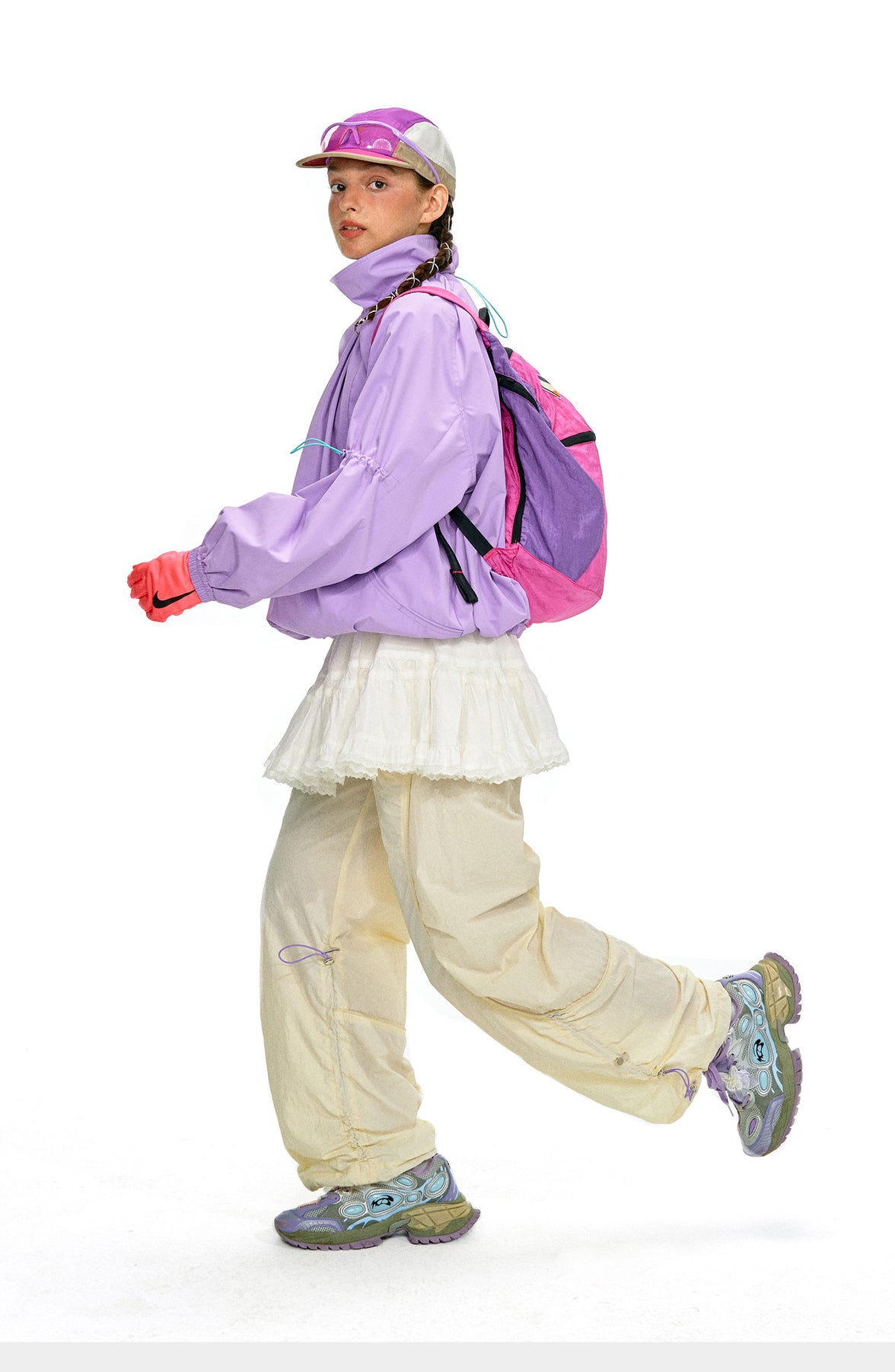 NOTHOMME Flower Bud Collar Balloon Suit