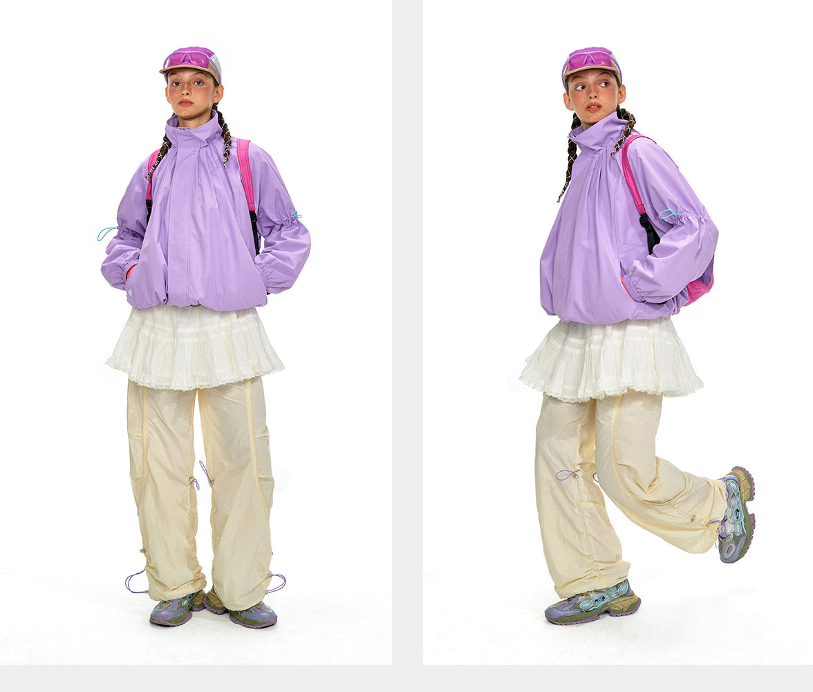 NOTHOMME Flower Bud Collar Balloon Suit