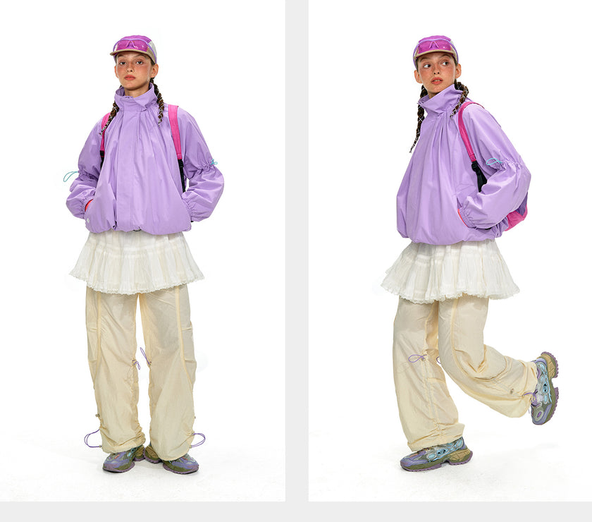 NOTHOMME Flower Bud Collar Balloon Suit