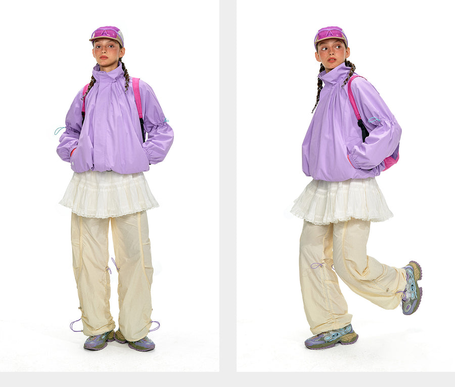 NOTHOMME Flower Bud Collar Balloon Suit