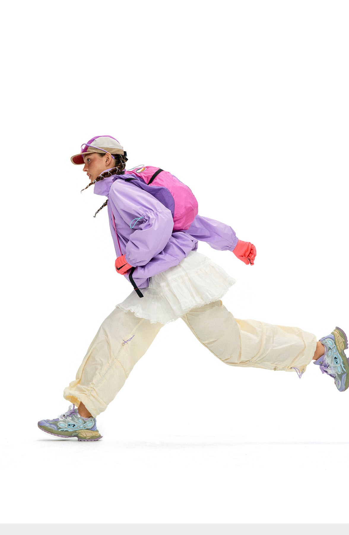 NOTHOMME Flower Bud Collar Balloon Suit