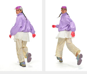 NOTHOMME Flower Bud Collar Balloon Suit