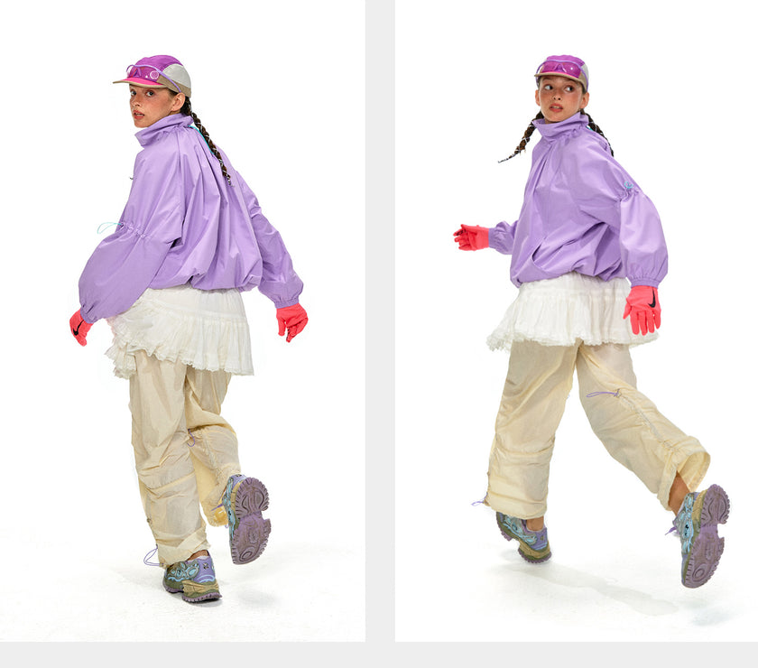 NOTHOMME Flower Bud Collar Balloon Suit