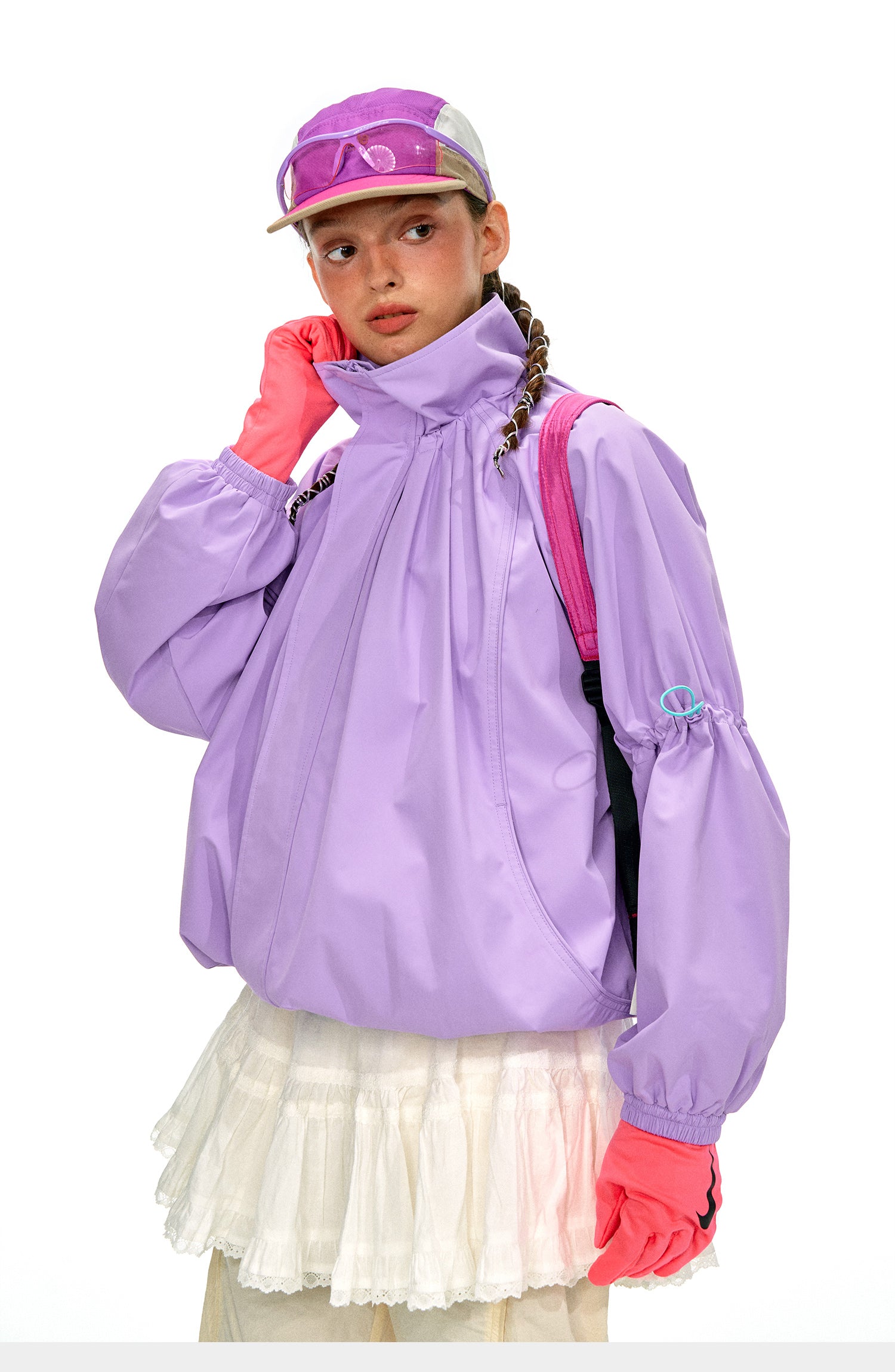 NOTHOMME Flower Bud Collar Balloon Suit