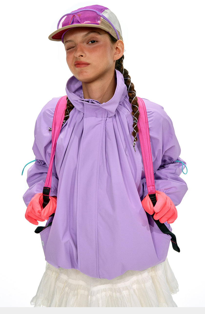 NOTHOMME Flower Bud Collar Balloon Suit