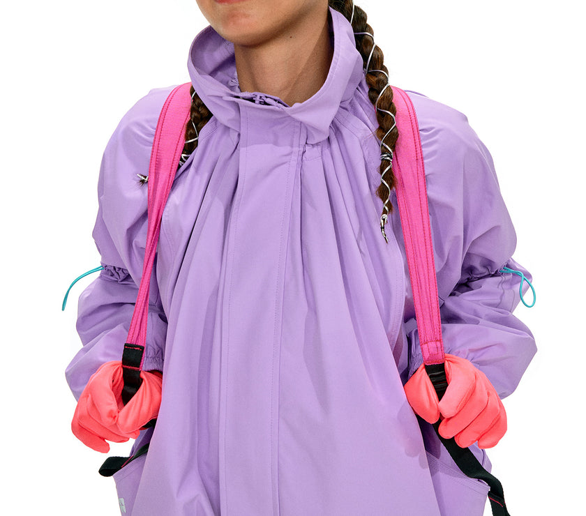 NOTHOMME Flower Bud Collar Balloon Suit