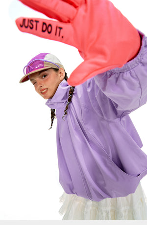 NOTHOMME Flower Bud Collar Balloon Suit