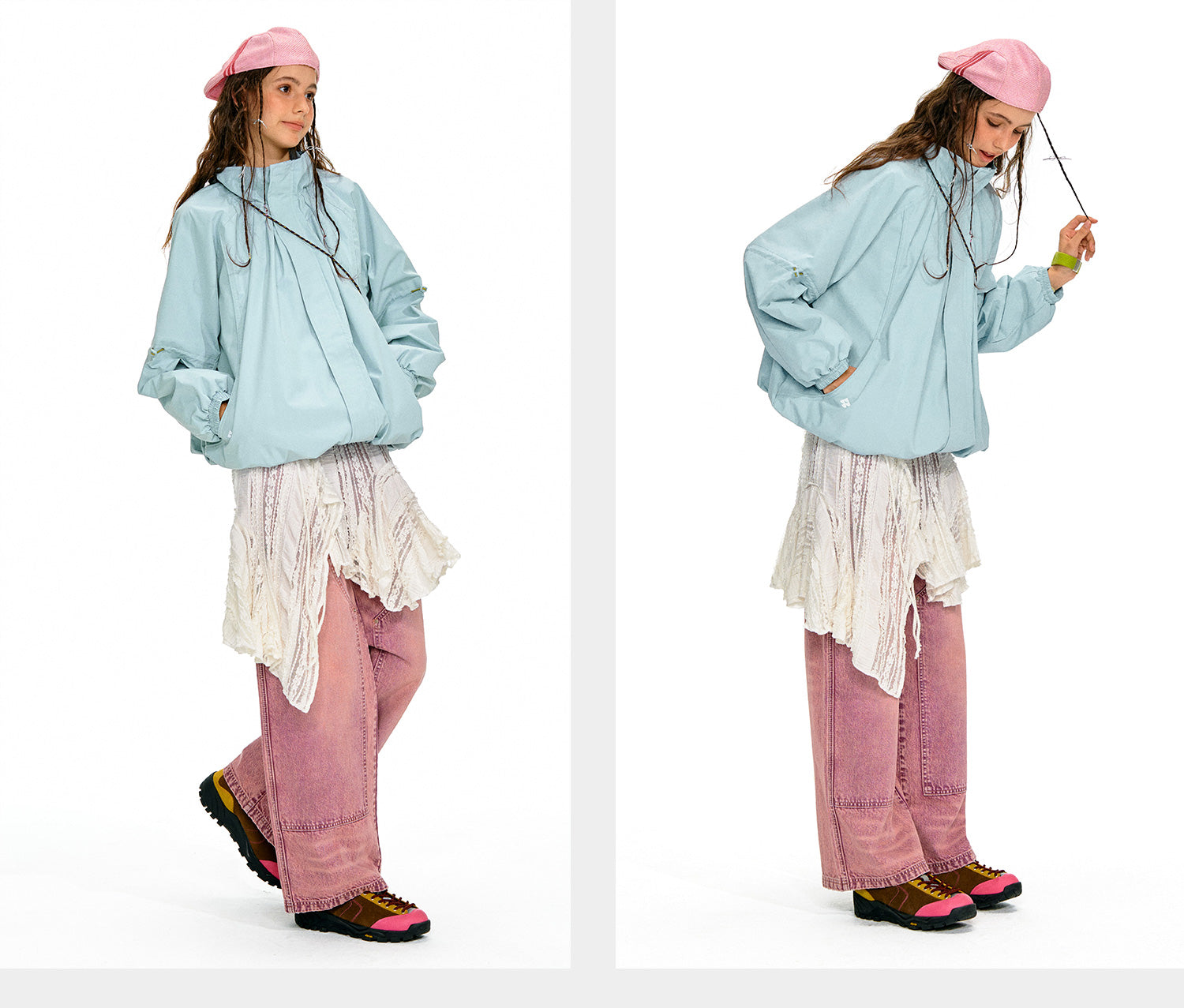 NOTHOMME Flower Bud Collar Balloon Suit