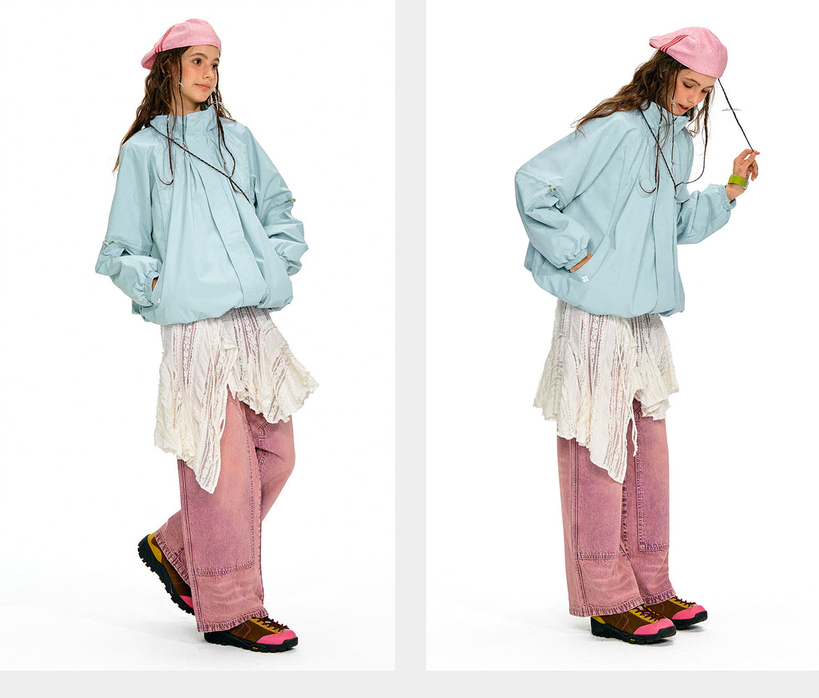 NOTHOMME Flower Bud Collar Balloon Suit