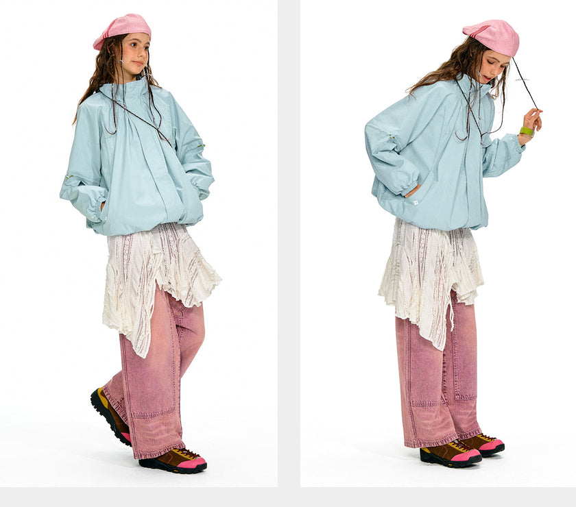 NOTHOMME Flower Bud Collar Balloon Suit