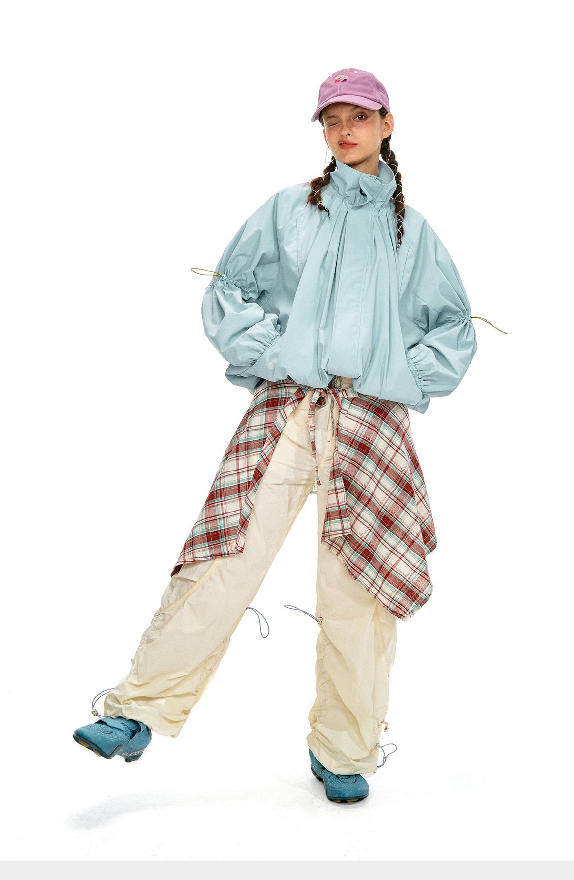 NOTHOMME Flower Bud Collar Balloon Suit