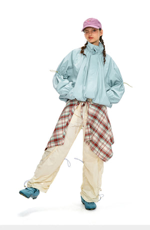 NOTHOMME Flower Bud Collar Balloon Suit