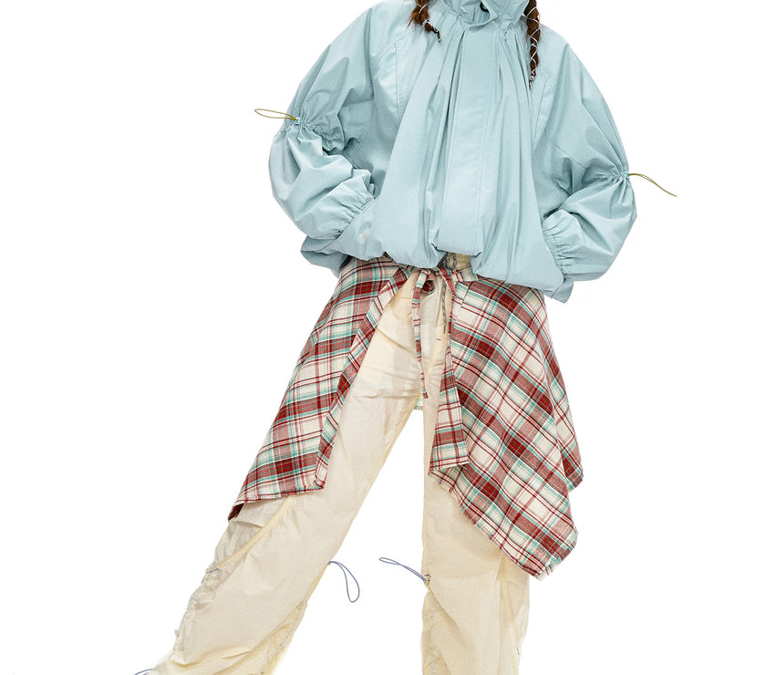 NOTHOMME Flower Bud Collar Balloon Suit